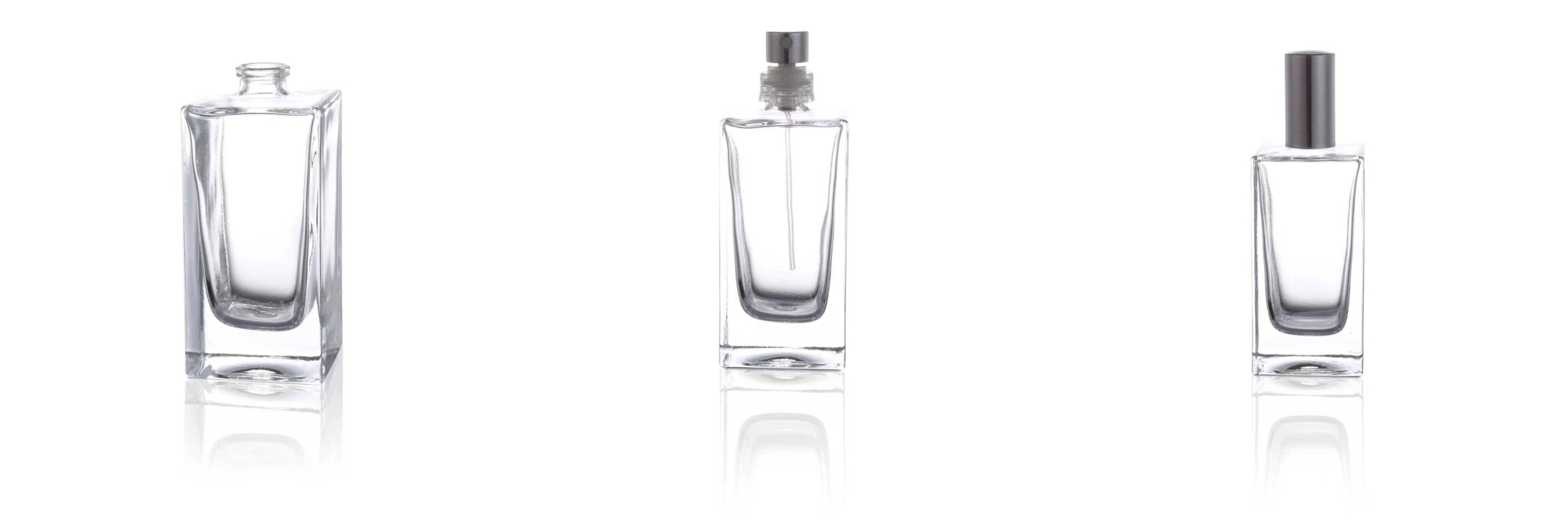 Rectangular Prism Thick Base Perfume Bottle