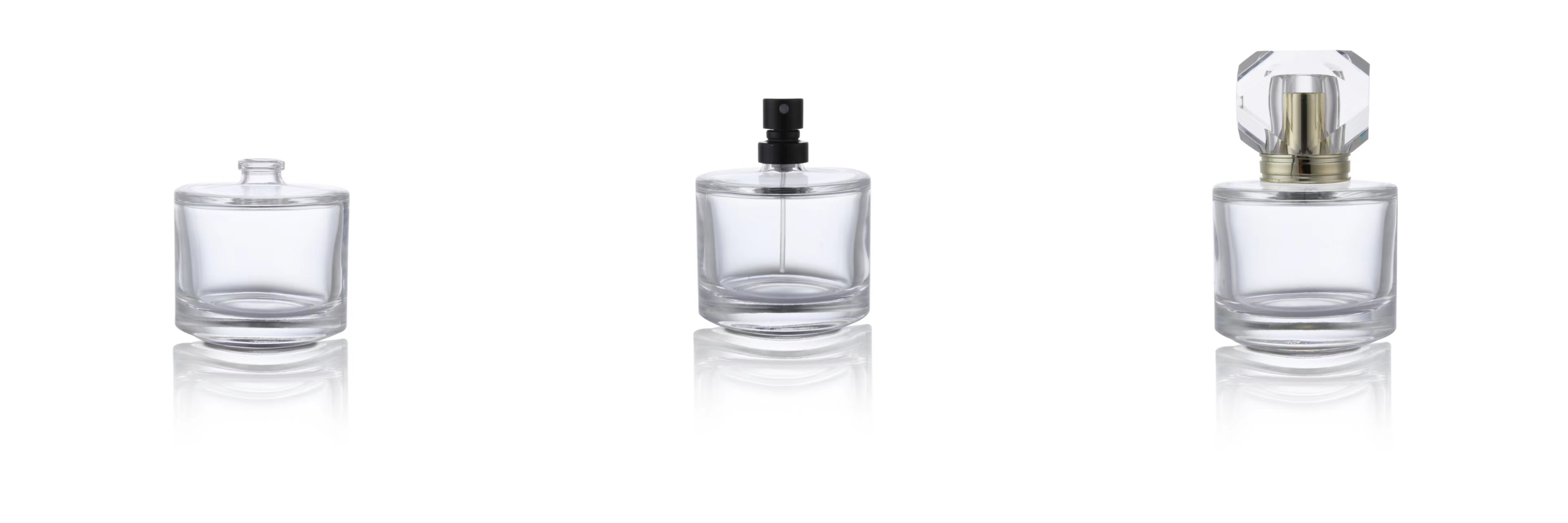 50ml Round Perfume Bottle with Thick Base