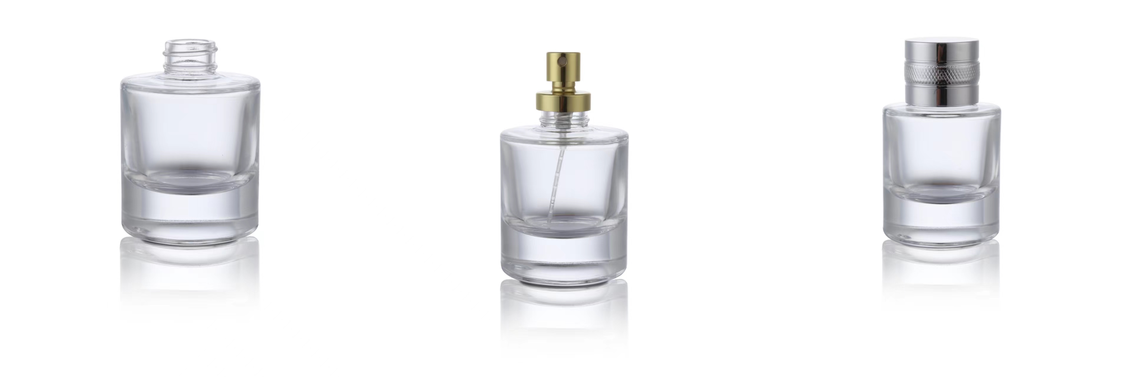 30ml Cylinder Perfume Bottle with Thick Base